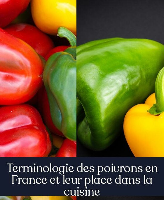 Terminologie des poivrons en France et leur place dans la cuisine