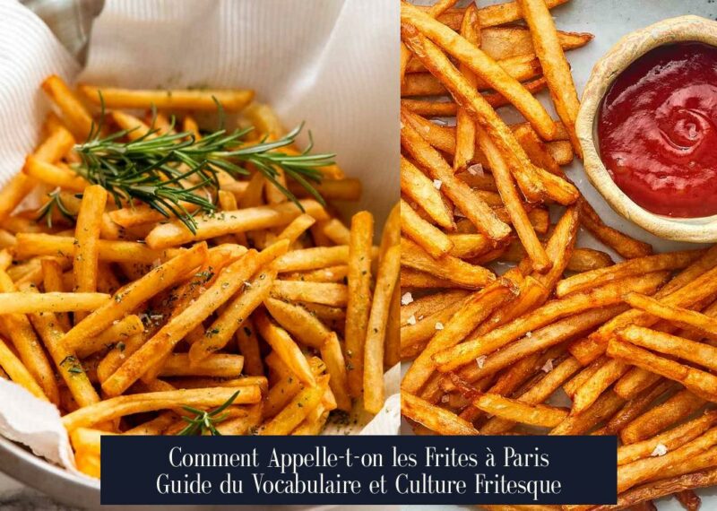 Comment Appelle-t-on les Frites à Paris Guide du Vocabulaire et Culture Fritesque
