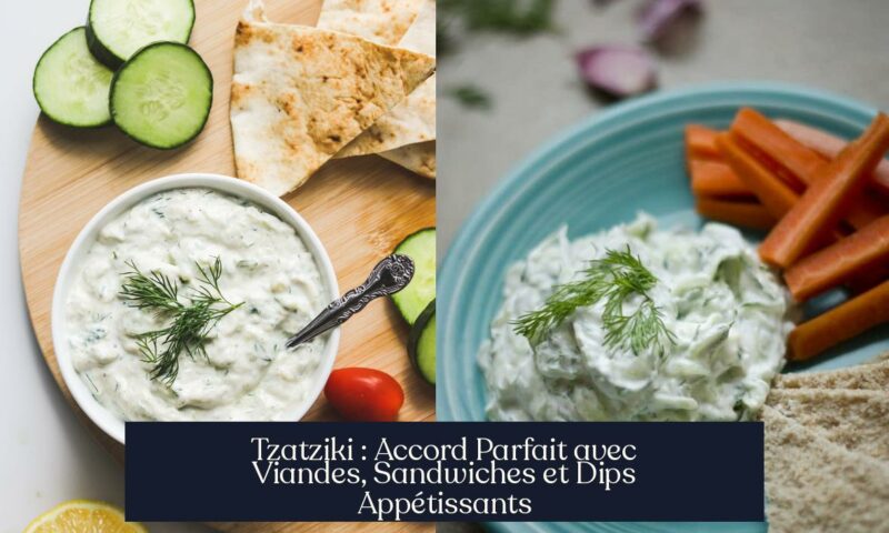 Tzatziki : Accord Parfait avec Viandes, Sandwiches et Dips Appétissants