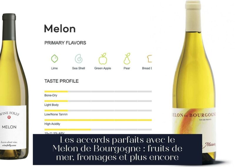 Les accords parfaits avec le Melon de Bourgogne : fruits de mer, fromages et plus encore