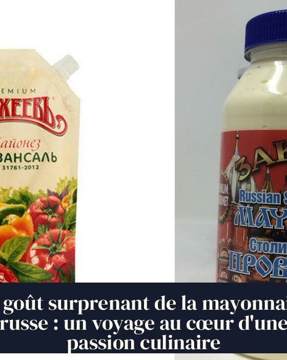 Le goût surprenant de la mayonnaise russe : un voyage au cœur d'une passion culinaire