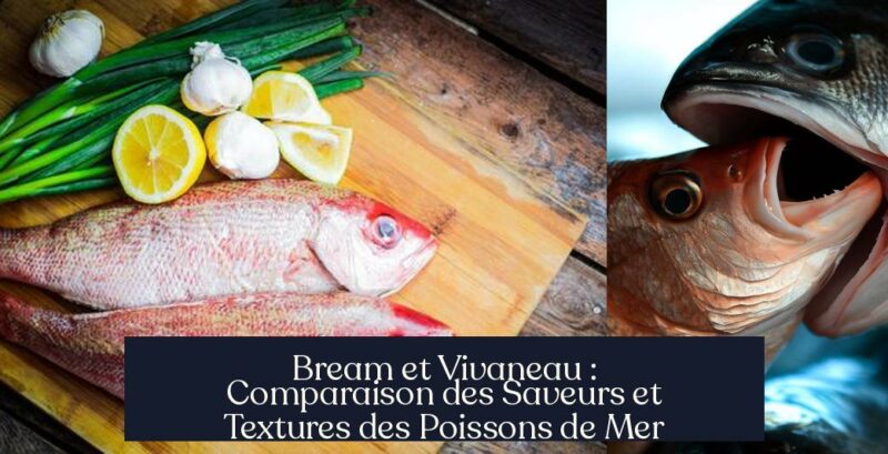 Bream et Vivaneau : Comparaison des Saveurs et Textures des Poissons de Mer