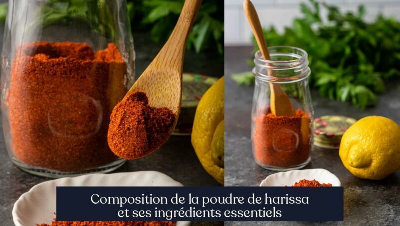 Composition de la poudre de harissa et ses ingrédients essentiels