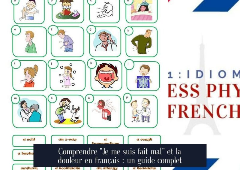 Comprendre "Je me suis fait mal" et la douleur en français : un guide complet