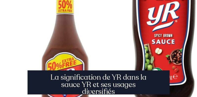 La signification de YR dans la sauce YR et ses usages diversifiés
