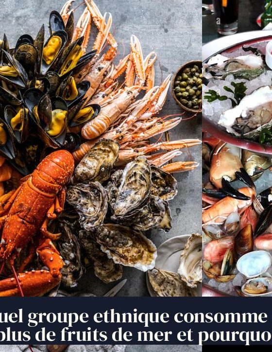 Quel groupe ethnique consomme le plus de fruits de mer et pourquoi