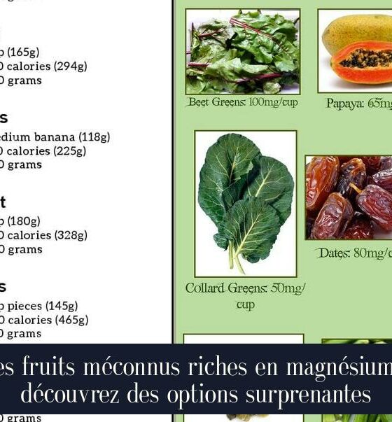 Les fruits méconnus riches en magnésium : découvrez des options surprenantes