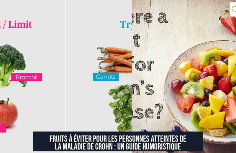 Fruits à éviter pour les personnes atteintes de la maladie de Crohn : un guide humoristique