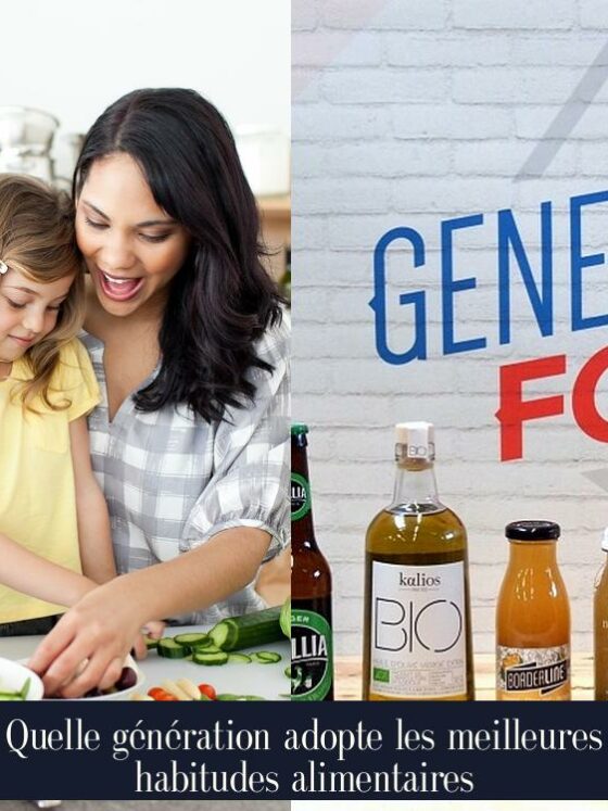 Quelle génération adopte les meilleures habitudes alimentaires