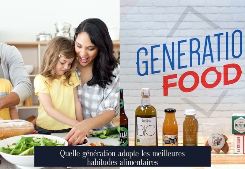 Quelle génération adopte les meilleures habitudes alimentaires