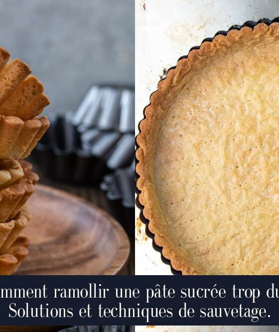 Comment ramollir une pâte sucrée trop dure Solutions et techniques de sauvetage.