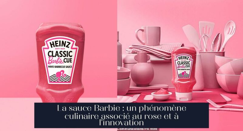 La sauce Barbie : un phénomène culinaire associé au rose et à l'innovation