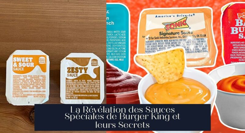 La Révélation des Sauces Spéciales de Burger King et leurs Secrets