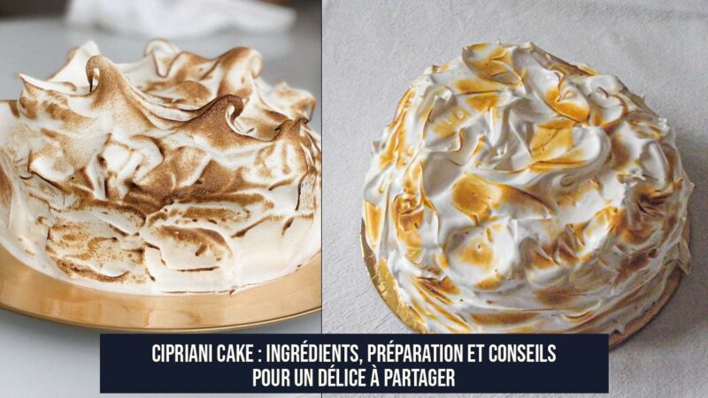 Cipriani cake : ingrédients, préparation et conseils pour un délice à partager