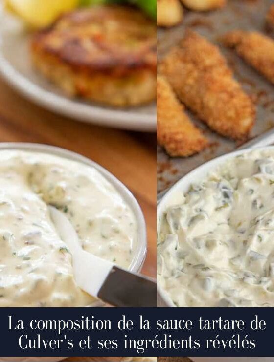 La composition de la sauce tartare de Culver's et ses ingrédients révélés