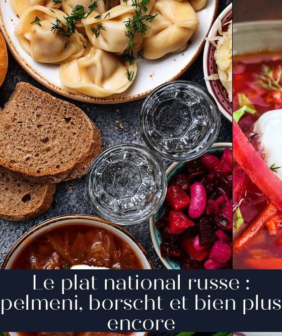 Le plat national russe : pelmeni, borscht et bien plus encore