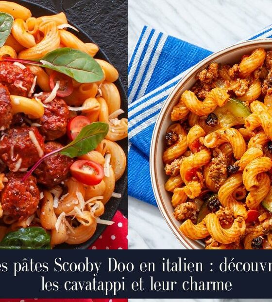 Les pâtes Scooby Doo en italien : découvrez les cavatappi et leur charme