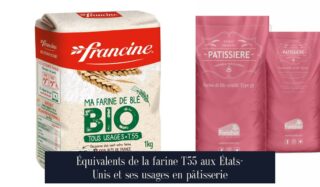 Équivalents de la farine T55 aux États-Unis et ses usages en pâtisserie