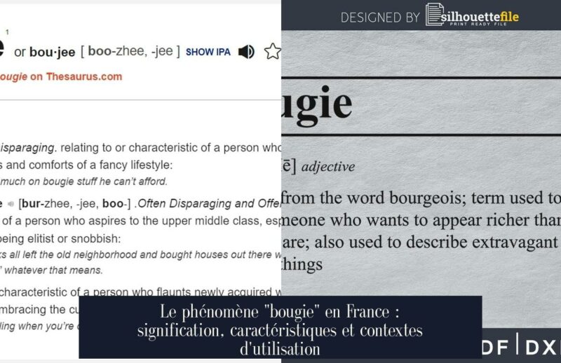 Le phénomène "bougie" en France : signification, caractéristiques et contextes d'utilisation