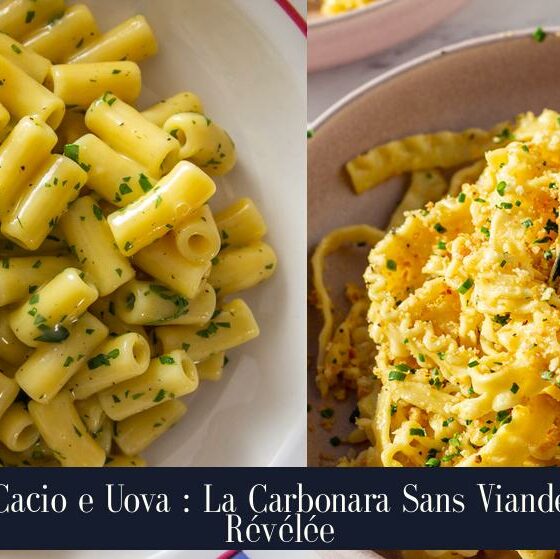 Cacio e Uova : La Carbonara Sans Viande Révélée