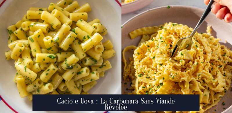Cacio e Uova : La Carbonara Sans Viande Révélée