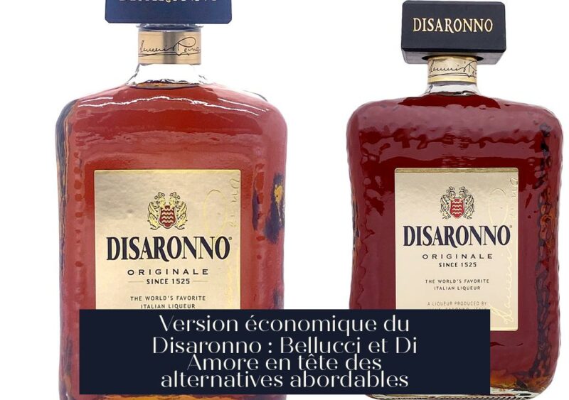 Version économique du Disaronno : Bellucci et Di Amore en tête des alternatives abordables