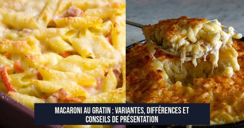 Macaroni au gratin : variantes, différences et conseils de présentation