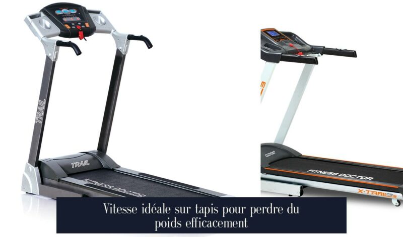 Vitesse idéale sur tapis pour perdre du poids efficacement