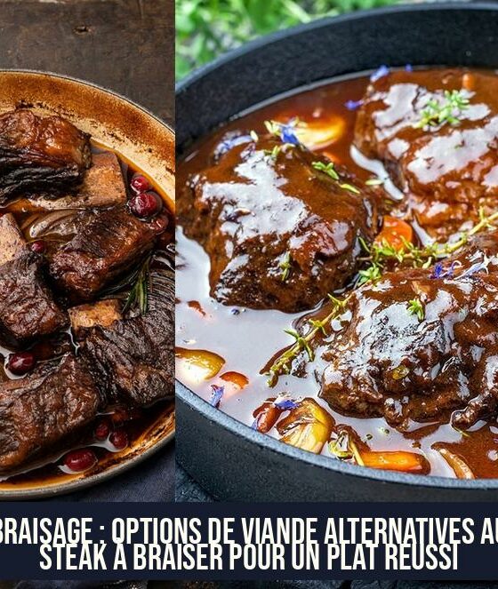 Braisage : Options de Viande Alternatives au Steak à Braiser pour un Plat Réussi