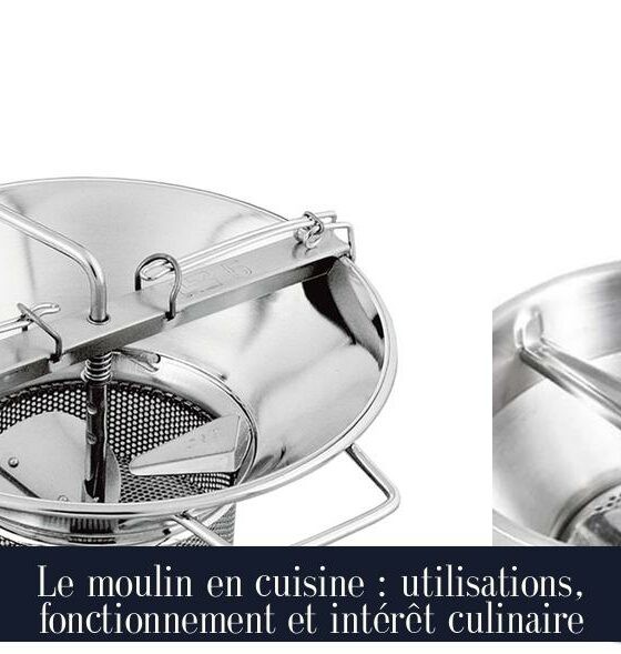 Le moulin en cuisine : utilisations, fonctionnement et intérêt culinaire