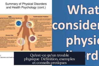 Qu'est-ce qu'un trouble physique Définition, exemples et conseils pratiques