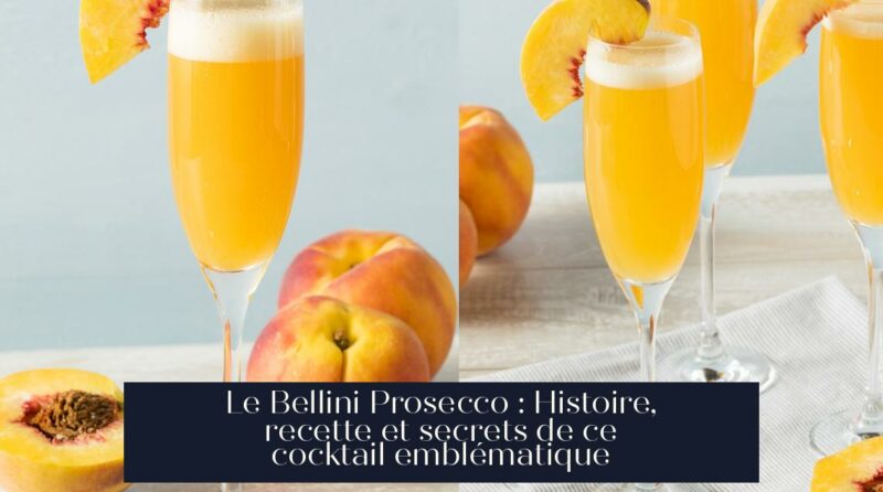 Le Bellini Prosecco : Histoire, recette et secrets de ce cocktail emblématique