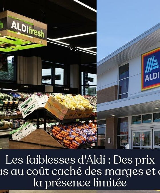 Les faiblesses d'Aldi : Des prix bas au coût caché des marges et de la présence limitée