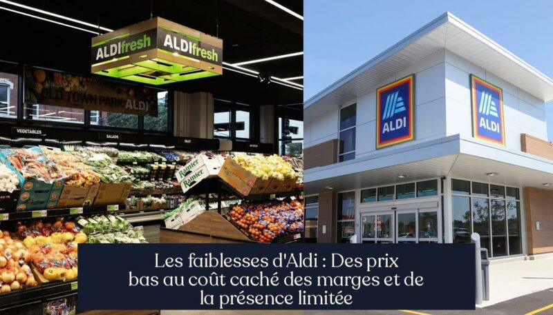 Les faiblesses d'Aldi : Des prix bas au coût caché des marges et de la présence limitée