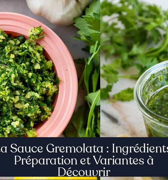 La Sauce Gremolata : Ingrédients, Préparation et Variantes à Découvrir