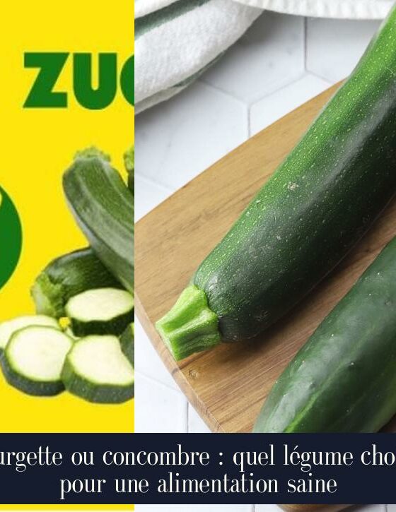 Courgette ou concombre : quel légume choisir pour une alimentation saine