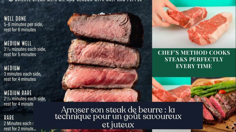 Arroser son steak de beurre : la technique pour un goût savoureux et juteux