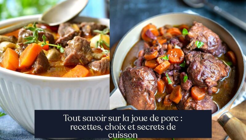 Tout savoir sur la joue de porc : recettes, choix et secrets de cuisson