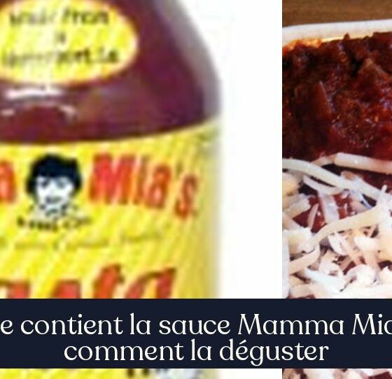 Que contient la sauce Mamma Mia et comment la déguster