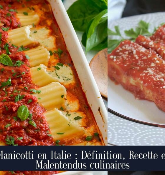 Manicotti en Italie : Définition, Recette et Malentendus culinaires