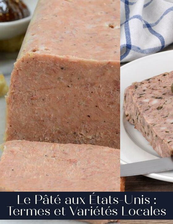 Le Pâté aux États-Unis : Termes et Variétés Locales
