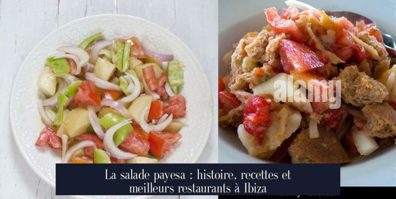 La salade payesa : histoire, recettes et meilleurs restaurants à Ibiza