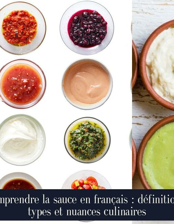 Comprendre la sauce en français : définitions, types et nuances culinaires