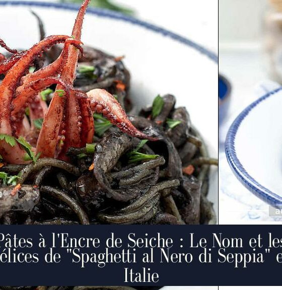 Pâtes à l'Encre de Seiche : Le Nom et les Délices de "Spaghetti al Nero di Seppia" en Italie