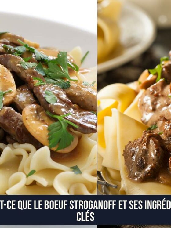 Qu'est-ce que le Boeuf Stroganoff et ses ingrédients clés