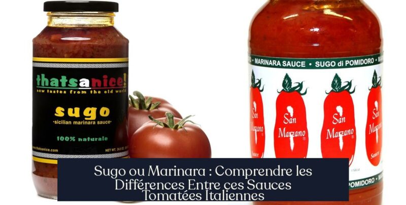 Sugo ou Marinara : Comprendre les Différences Entre ces Sauces Tomatées Italiennes