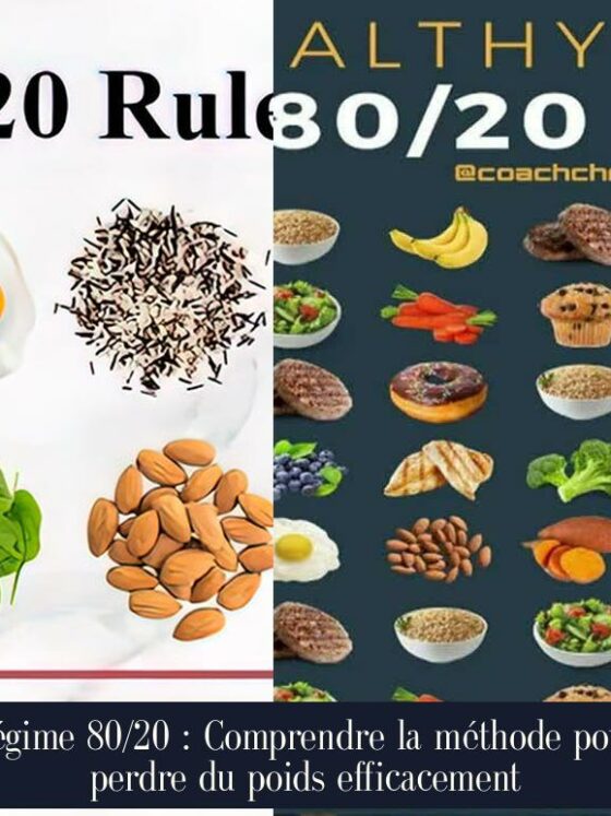 Régime 80/20 : Comprendre la méthode pour perdre du poids efficacement