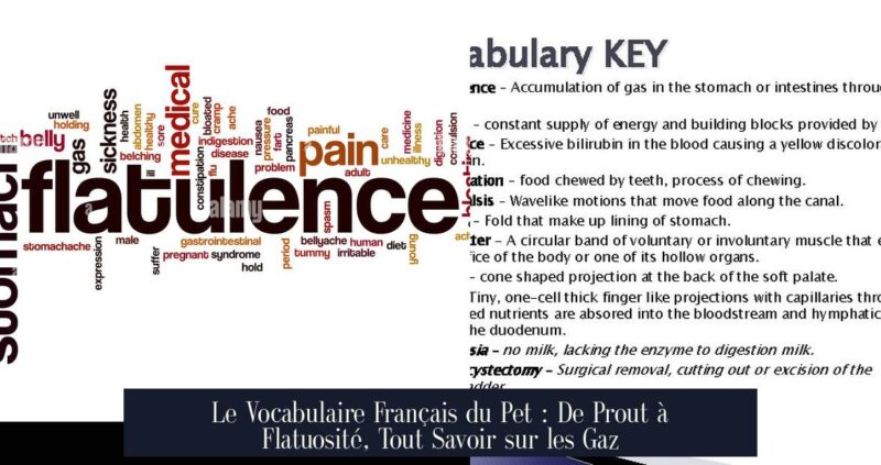Le Vocabulaire Français du Pet : De Prout à Flatuosité, Tout Savoir sur les Gaz