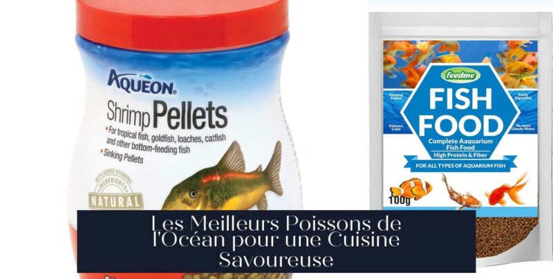 Les Meilleurs Poissons de l'Océan pour une Cuisine Savoureuse