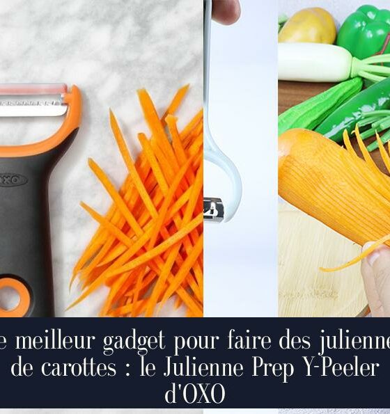 Le meilleur gadget pour faire des juliennes de carottes : le Julienne Prep Y-Peeler d'OXO
